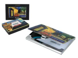 Wizytownik Metalowy Etui Na Wizytówki Van Gogh Taras Kawiarni W Nocy