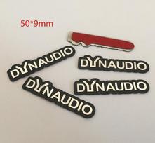 2pcs 5pcs 10pcs DYNAUDIO car Hi-Fi Speaker audio Speaker Badge stereo Emblem sticker Decal styling accessories 2pcs