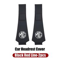Odinė automobilio sėdynės galvos atramos užvalkalas apsauginis paminkštinimas Interjero aksesuarai Morris Garages MG 3 5 6 7 HS ZS GS Hector TF GT RX5 RX8