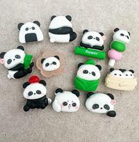 11pcs Creative Push Pin Panda Cute Flower Fortune Soft Wooden Felt Photos China Mainland