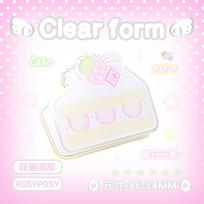 JIAMEI 1 PC Kawaii acrylic book holder reading aid bookmark office file fixed receipt holder cute office stationery