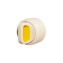 Silicone Suction Cup Shampoo Brush Wall Mounted Scalp Massage Brush Hair Washing Comb  Bath SPA geltona
