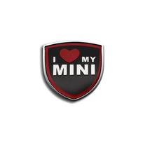 1/2 vnt. 3D metaliniai automobilio stiliaus skydo lipdukai bagažinėje, išorėje, automobilio lipdukai, aksesuarai MINI Cooper JCW WORKS R55 R56 F55 F56 R57