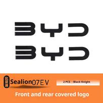 BYD Sealion 7 elektriniam automobiliui Juodas priekinis ženklelis Juodo Karžygio galinis ženklelis Modifikacija Dengimo stiliai Galinis logotipas Juodinimas Automobilio ženklelis