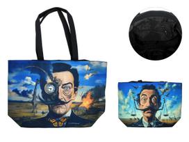 Torba Na Ramię Eko Materiałowa Salvador Dali Sztuka Zakupy Prezent