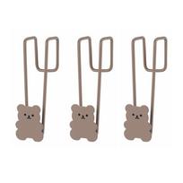 3pcs Non Perforated Cupboard Bags Storage Holder Multiple Colors Doors Storage Racks  Home Living chaki