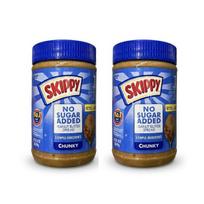 Skippy No Sugar Added Peanut Butter Chunk 454g x 2P