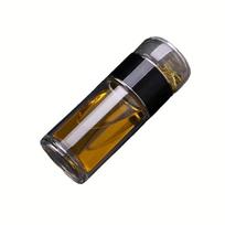 420ML Tea Cup Easy To Clean Glass Tea Cup with Double-layer Tea Infuser Tea Infuser Water Cup Suitable for Office Outdoor Travel 420ml juoda