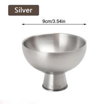 Stainless Steel Ice Cream Bowl Food Grade Dessert Salad Cup Decorative Gold Silver for Restaurant Buffet