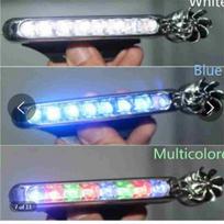 1 Pair Car LED Lights Cars Motorcycles Bicycle Wind Energy Daytime Running Lights Signal Lamp mėlyna
