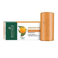 Muilas su apelsino žievele: odos atnaujinimui (150 g), „Orange Peel Gentle Renewing Bathing Bar“, „Biotique“. 6.8374999999999995