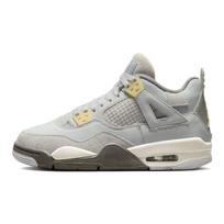 Air Jordan 4 Retro SE Craft GS Photon Dust Vaikiški sportbačiai Pilki Blyškiai vaniliniai Kreminiai DV2262-021 36