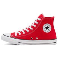 Converse Chuck Taylor All Star High Smiley - University Red Unisex Sneakers Black White 167069F 41.5