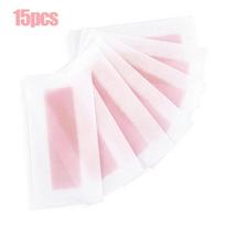 15 Sheets New Facial Summer Professional Hair Removal Wax Paper Lip Sticker Ladies Face Non-Permanent Mustache Lip Hair