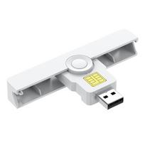 Portable ID CAC Card Reader USB Common Access CAC ATM Card Visa Reader for Digital Certificate Security