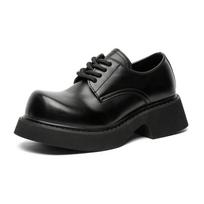 Vyriški odiniai laisvalaikio batai, storu padu, aukštinantys, prabangaus prekės ženklo, verslo, formalūs batai, unisex, suvarstomi, proginiai batai 35