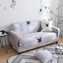 Spausdintas tamprus, viskas įskaičiuota sofos užvalkalas Plaunamas tamprus sofos dulkėms atsparus striukės sofos užvalkalas 90-140cm