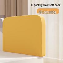 OJW minkštas paminkštintas kūdikio lovytės apsaugas 50cm Wide geltona