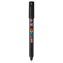 Uni-Ball Posca MR Marker 0.7mm Wide Point Black Paint Pen For Art Craft Poster Office School Pack Of 1