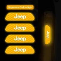 Jeep 4vnt. Automobilio Durų Lipdukas Saugos Įspėjimas Atspindintis Ženklas Jeep Grand Cherokee Wrangler JK Gladiator Compass Renegade