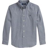 Polo Ralph Lauren Casual Shirt Pony Embroidered Plaid Single-Breasted Long Sleeve Kids tops 323979343-002 XL