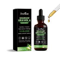 DOCTEAT 12-in-1 Graviola ir kartusis moliūgas maisto papildas lašai kasdienei organizmo priežiūrai