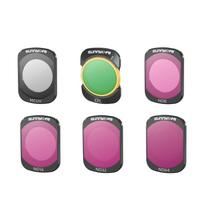 DJI Osmo Pocket 3 Lens Filter Kit (6-Pack) | ND8-ND64 + CPL + MCUV Multi-Density Set for Cinematic HDR Videos | Anti-Reflection 16x22mm&Bundle1 violetinė