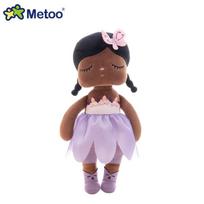 Metoo lėlė pliušinė kawaii Gėlių fėja Angela pliušiniai žaislai pagalvė animacinis dekoras dovana idealiai tinka vaikams draugams violetinė
