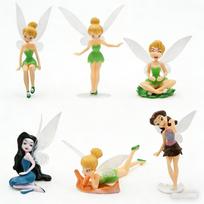 6 vnt./rinkinys Anime Sietas Pasakos Mergaitės Sietas PVC Veiksmo Figūrėlės Žaislai