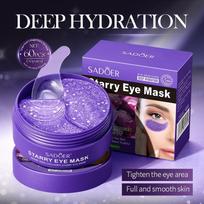 60pcs SADOER Grape Crystal Collagen Eye Mask Anti Dark Circles Under The Eyes Moisturizing Anti-Wrinkles Anti-Aging Eye Patches vynuogė