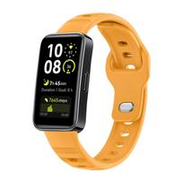 Strap for Huawei Band 10 9 8 NFC Sport Silicone Replacement Belt Accessories Wristband Bracelet correa Huawei Band 10 9 8 Straps For Huawei Band 10 geltona