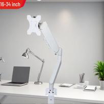 OLOEY Clamp-On Mechanical Monitor Arm balta spalva