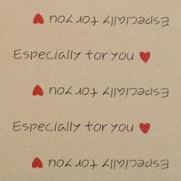 100 vnt. Specialiai Jums Kraftinio popieriaus lipdukas Scrapbooking etiketės Dovanų lipdukas