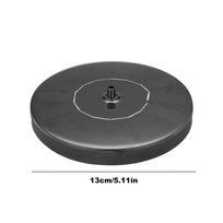 Solar Fountain Pump Floating Solar Panel Bird Baths Water Fountain with 6 Nozzles Courtyard Water Landscape Decoration Fountain