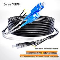 Outdoor Field Armored Dual-Core Single Mode Fiber Optic Patch Cable