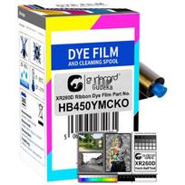 Gudecard HB450YMCKO Half Panel Color Ribbon CN plug (adapter included)