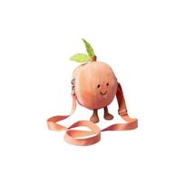 JELLYCAT Įdomus Maistas Dvigubo Lapo Persiko Rankinė Per Petį Lėlės Pliušinė Lėlė 18cm Aukščio JELLYCAT-2601-0007
