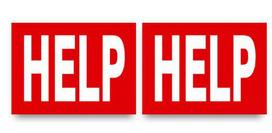 Naklejki Na Buty Help!, 2 Szt, 1 Op.