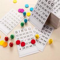 Educational Bingo Game Cards Unique Numbers Bingo Toys Set Bingo Chess Toy  Kids Toys B