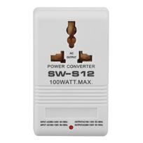100W Power Voltage Transformer 110V to 220V CN Standard Plug Travel Adapter White Two-Way Conversion Power Converter auksas