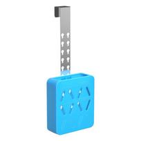Silicone Hanging Toilet Tank Holder Anti-Damage Toilet Bleach Tablet Storage Rack  Bathroom Storage mėlyna