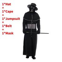 Medieval Steampunk Doctor Schnabel Mask Costume For Cosplay And Themed Events Male,M