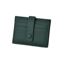 Multi-card Slot Card Holder Ultra Thin Multi Card Pockets Credit Card Holder Card Clip Change Storage Coin Purse Women žalia