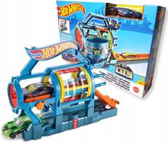 Tor Wyścigowy Hot Wheels City Turbomyjnia Myjnia Samochodowa Autko Gratis