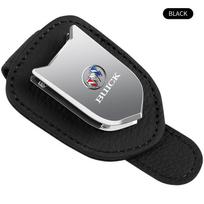 Auto Sun Visor Glasses Box Sunglasses Clip Card Ticket Holder Stand for Buick Envision GS GL6 GL8 Avenir Riviera Lesabre Velite Verano juoda