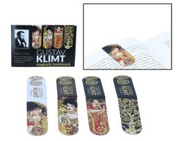Komplet 4 Zakładki Magnetyczne Gustav Klimt Do Książek Zestaw Prezentowy