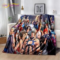 King of Fighters Retro Game Gamer Soft Plush Blanket,Flannel Blanket Throw Blanket for Living Room Bedroom Bed Sofa Picnic Cover 75x90cm