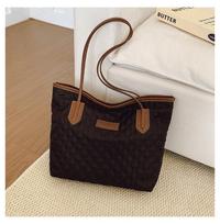 Fashi Large Capacity Shoulder Bag Crossbody Tote Bag for Work Commute Casual Simple Style Simple and Versatile Storage Bags juoda