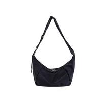 Trend Large Capacity Dumpling Bag Nylon Pleated Design Crossbody Bag Solid Color Lightweight Shoulder Bag Casual Use juoda