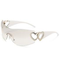 Stylish Love Sun Glasses Lentes De Sol Luxury Designer PC Sunscn Sunglass Frameless Y2K Womens Future Style Sun Glasses
